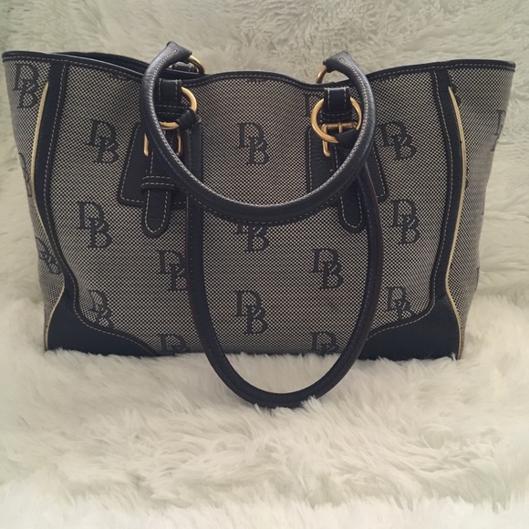 Vintage Dooney & Bourke monogram tote - Picture 3 of 8